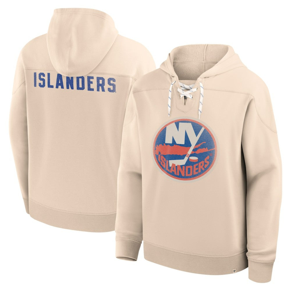 New York Islanders Fanatics Vintage Hoodie - Cream Hoodies