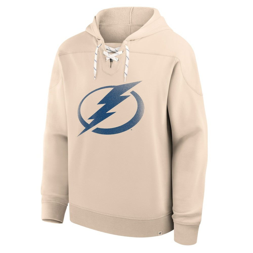 Tampa Bay Lightning Fanatics Vintage Hoodie - Cream Hoodies