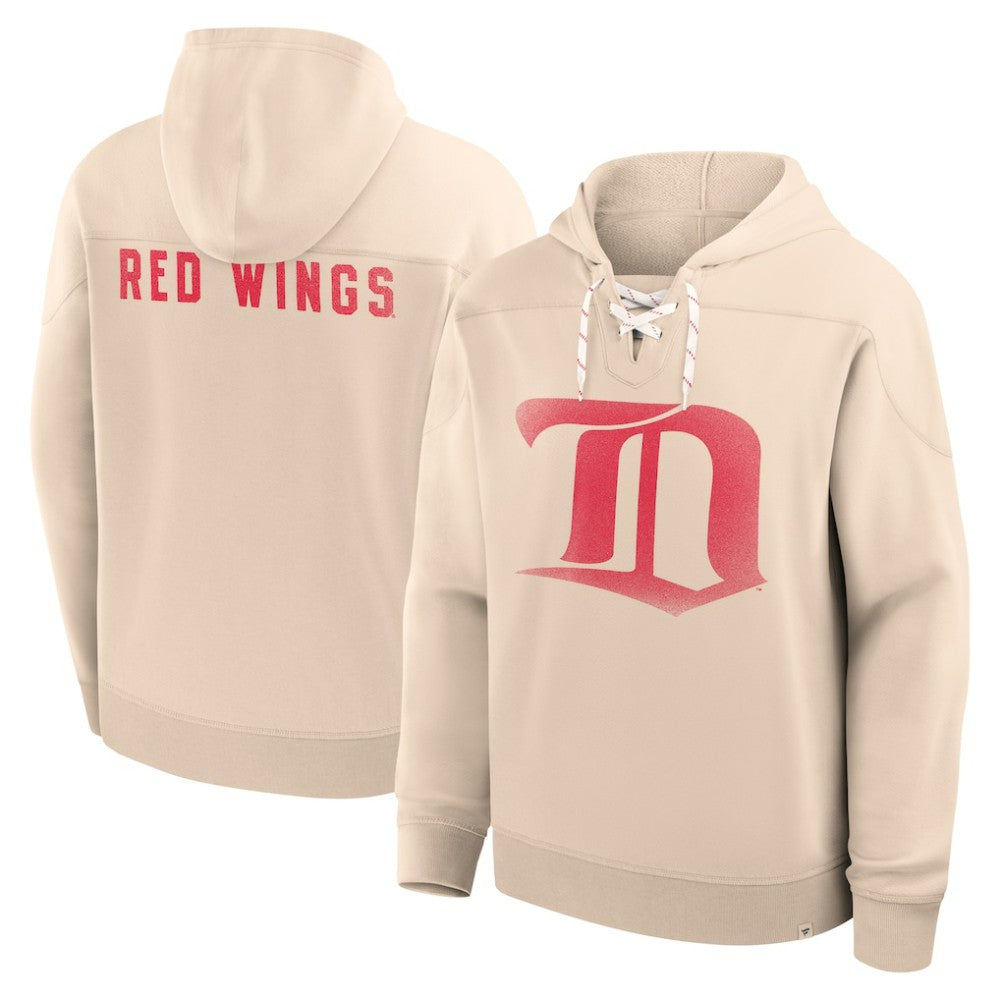 Detroit Red Wings Fanatics Vintage Hoodie - Cream Hoodies