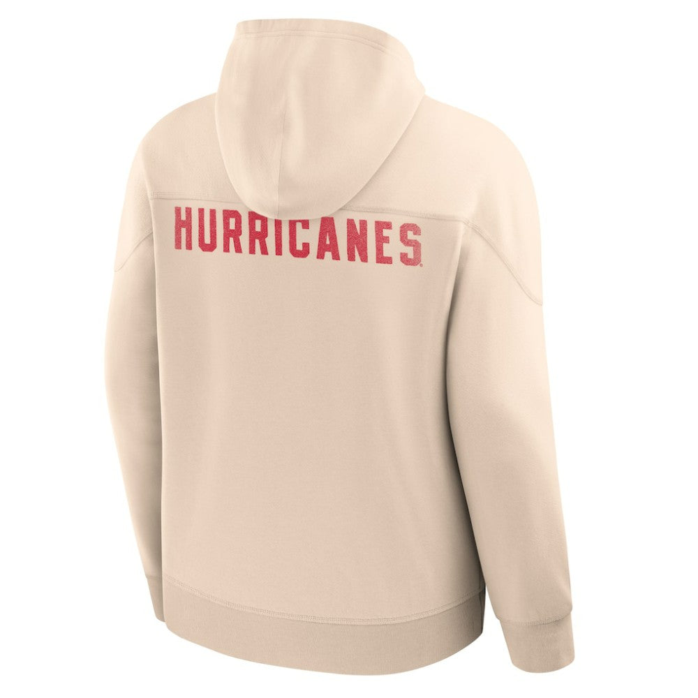 Carolina Hurricanes Fanatics Vintage Hoodie - Cream Hoodies