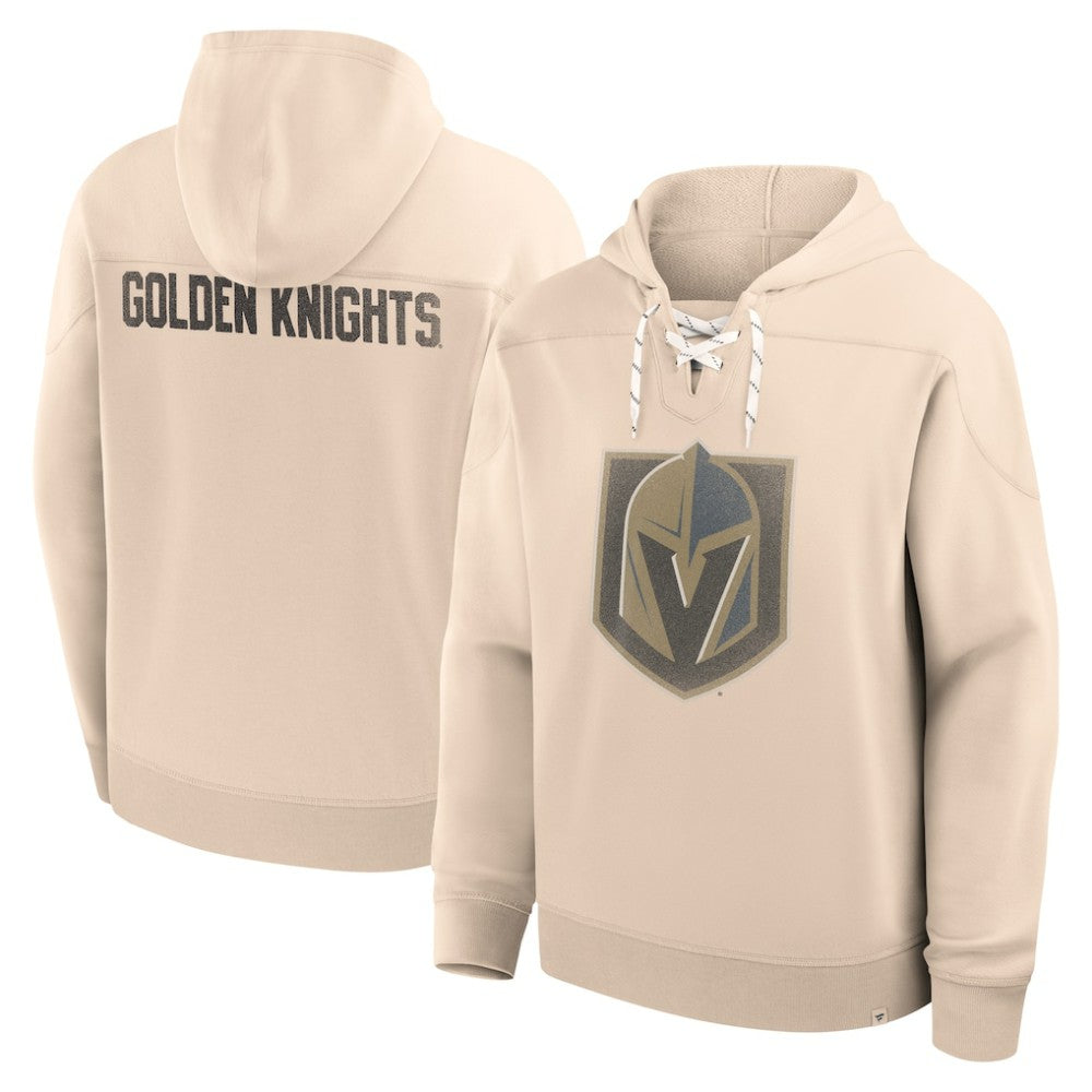Vegas Golden Knights Fanatics Vintage Hoodie - Cream Hoodies