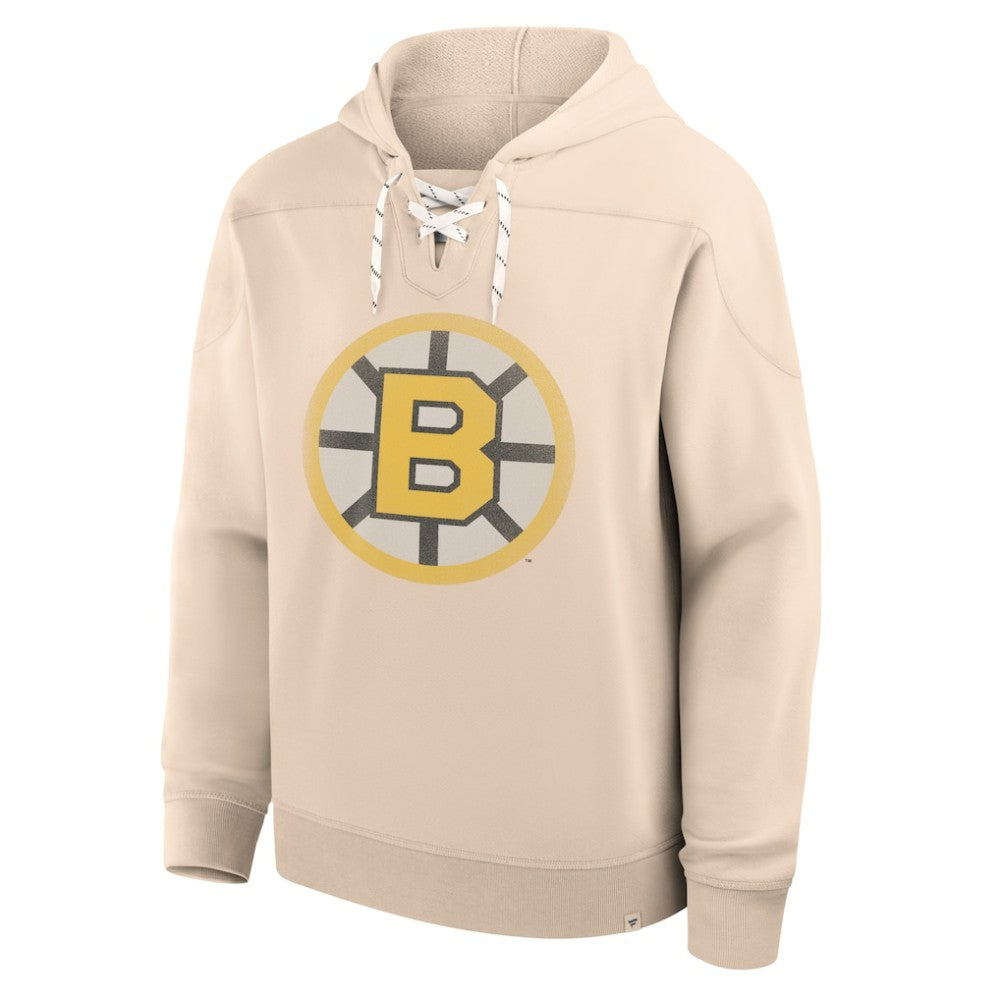 Boston Bruins Fanatics Vintage Hoodie - Cream Hoodies