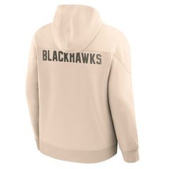 Chicago Blackhawks Fanatics Vintage Hoodie - Cream Hoodies
