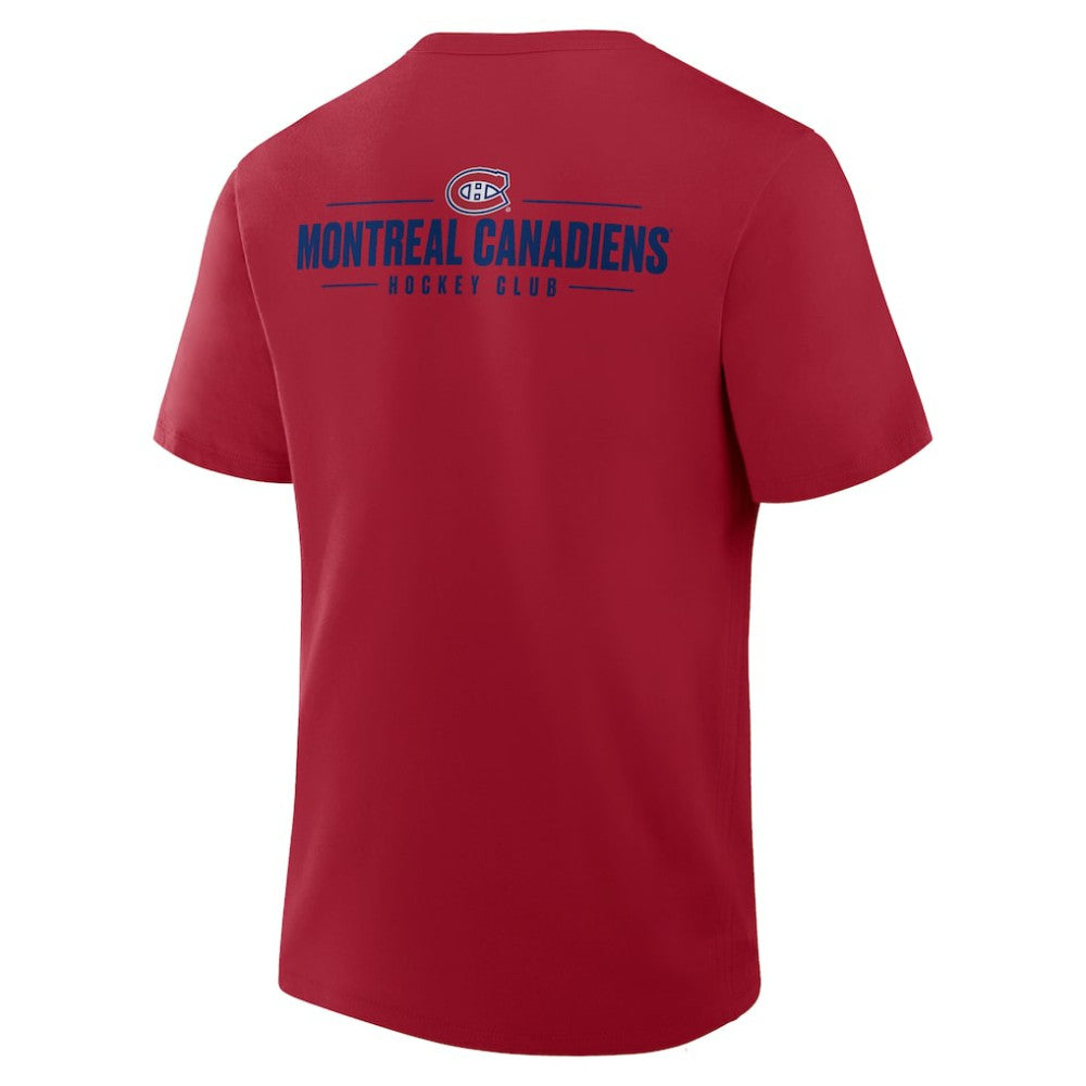 Montreal Canadiens Fanatics Crash The Net Legacy T-Shirt - Red T-shirts