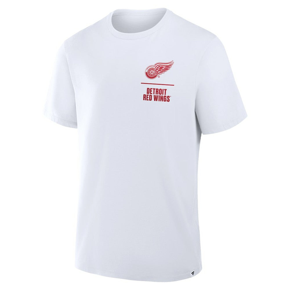 Detroit Red Wings Fanatics Crash The Net Legacy T-Shirt - White T-shirts