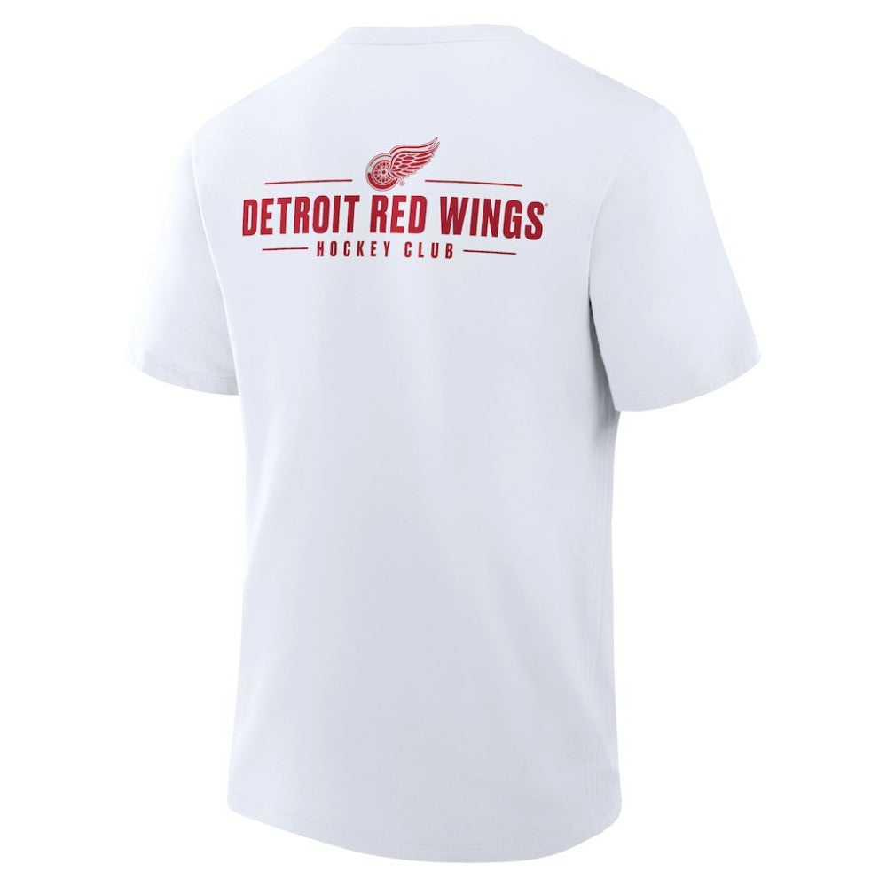 Detroit Red Wings Fanatics Crash The Net Legacy T-Shirt - White T-shirts