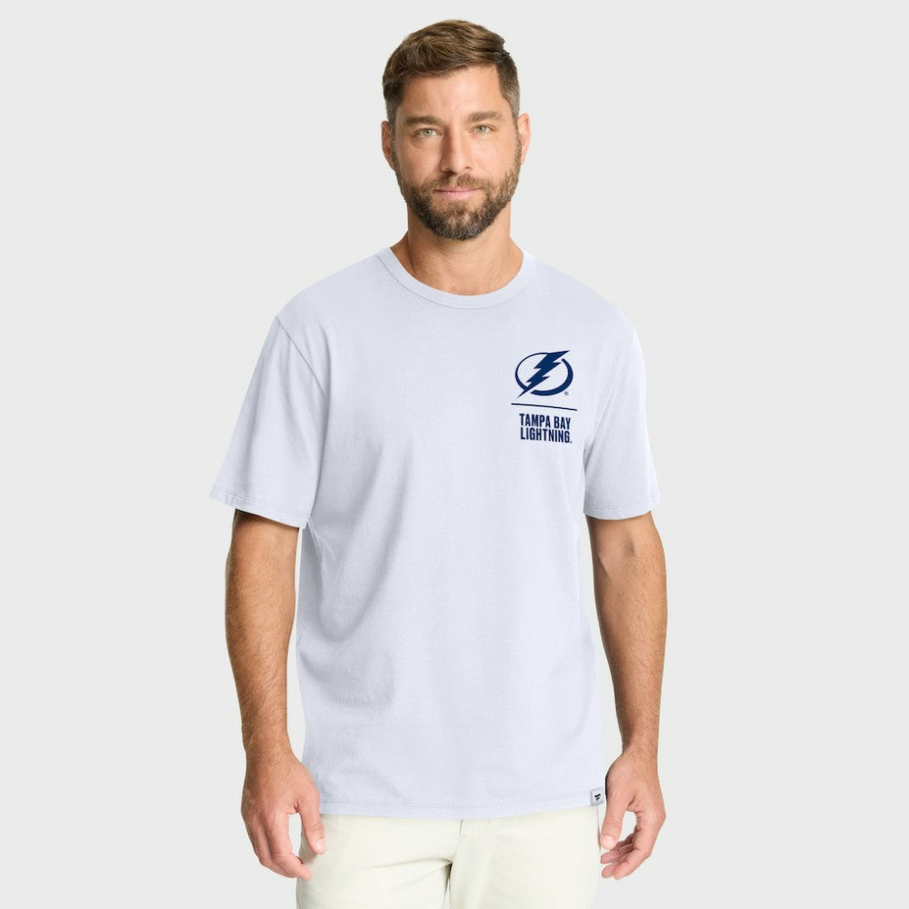 Tampa Bay Lightning Fanatics Crash The Net Legacy T-Shirt - White T-shirts