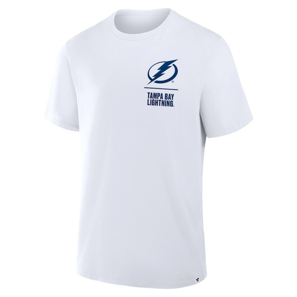 Tampa Bay Lightning Fanatics Crash The Net Legacy T-Shirt - White T-shirts