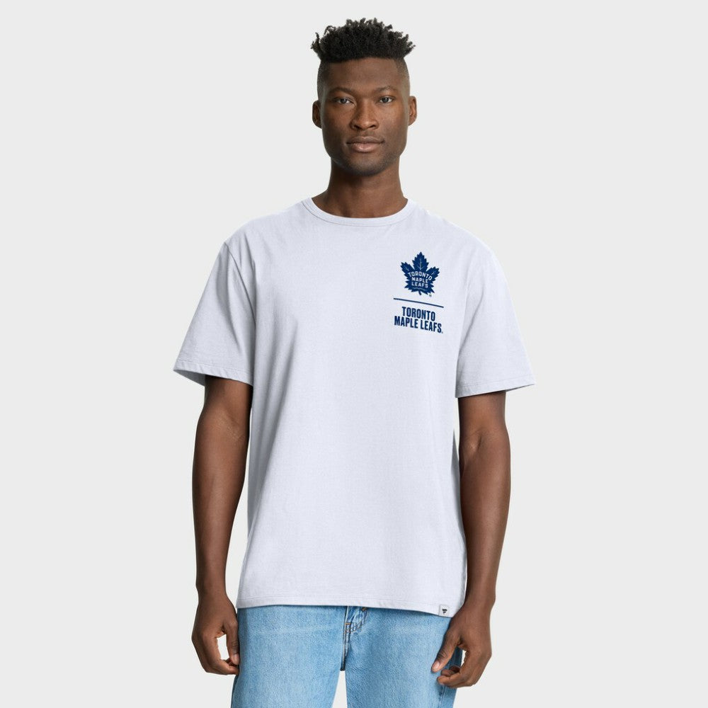 Toronto Maple Leafs Fanatics Crash The Net Legacy T-Shirt - White T-shirts