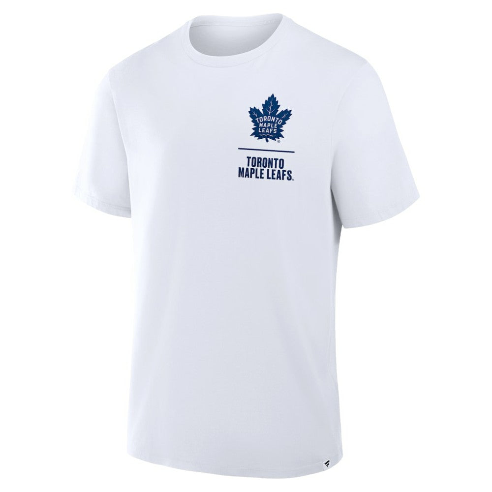 Toronto Maple Leafs Fanatics Crash The Net Legacy T-Shirt - White T-shirts