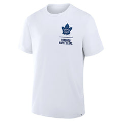 Toronto Maple Leafs Fanatics Crash The Net Legacy T-Shirt - White T-shirts