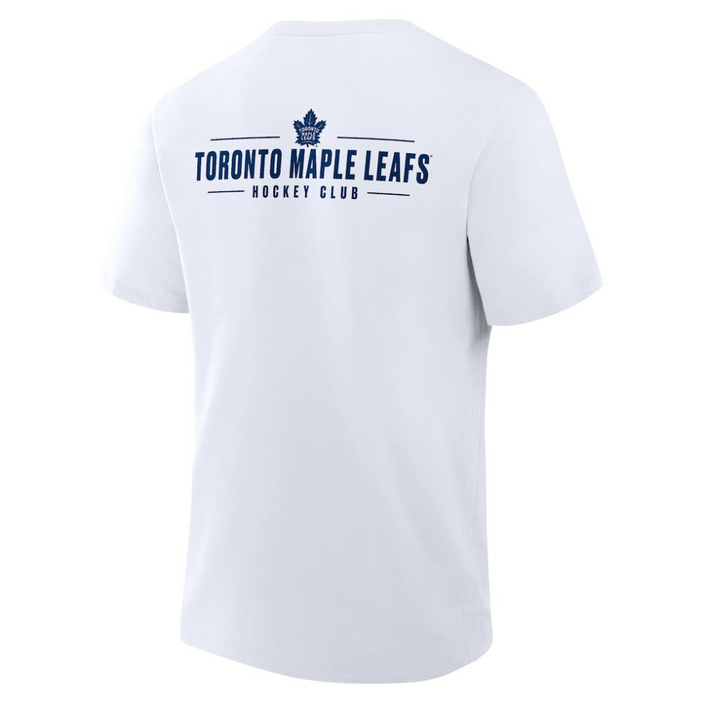 Toronto Maple Leafs Fanatics Crash The Net Legacy T-Shirt - White T-shirts