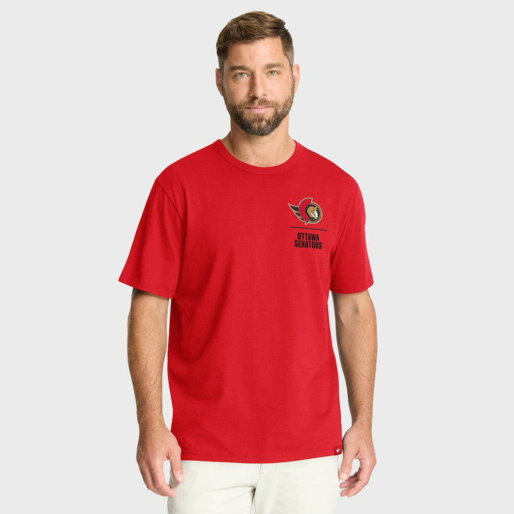 Ottawa Senators Fanatics Crash The Net Legacy T-Shirt - Red T-shirts