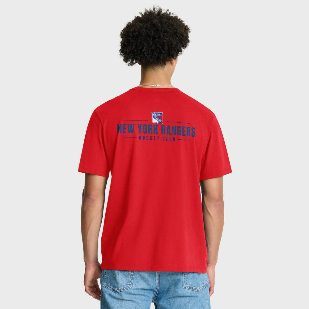 New York Rangers Fanatics Crash The Net Legacy T-Shirt - Red T-shirts