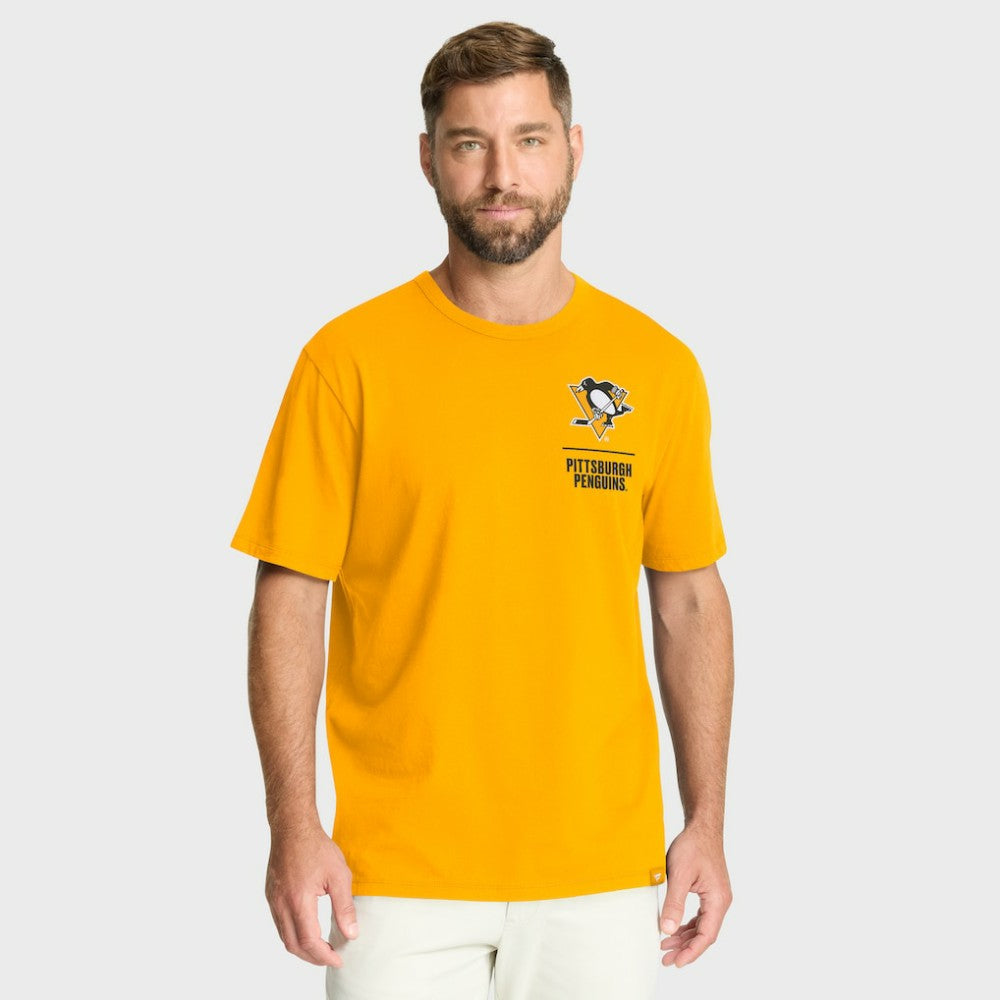 Pittsburgh Penguins Fanatics Crash The Net Legacy T-Shirt - Gold T-shirts