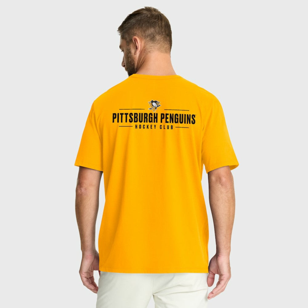 Pittsburgh Penguins Fanatics Crash The Net Legacy T-Shirt - Gold T-shirts