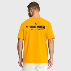 Pittsburgh Penguins Fanatics Crash The Net Legacy T-Shirt - Gold T-shirts