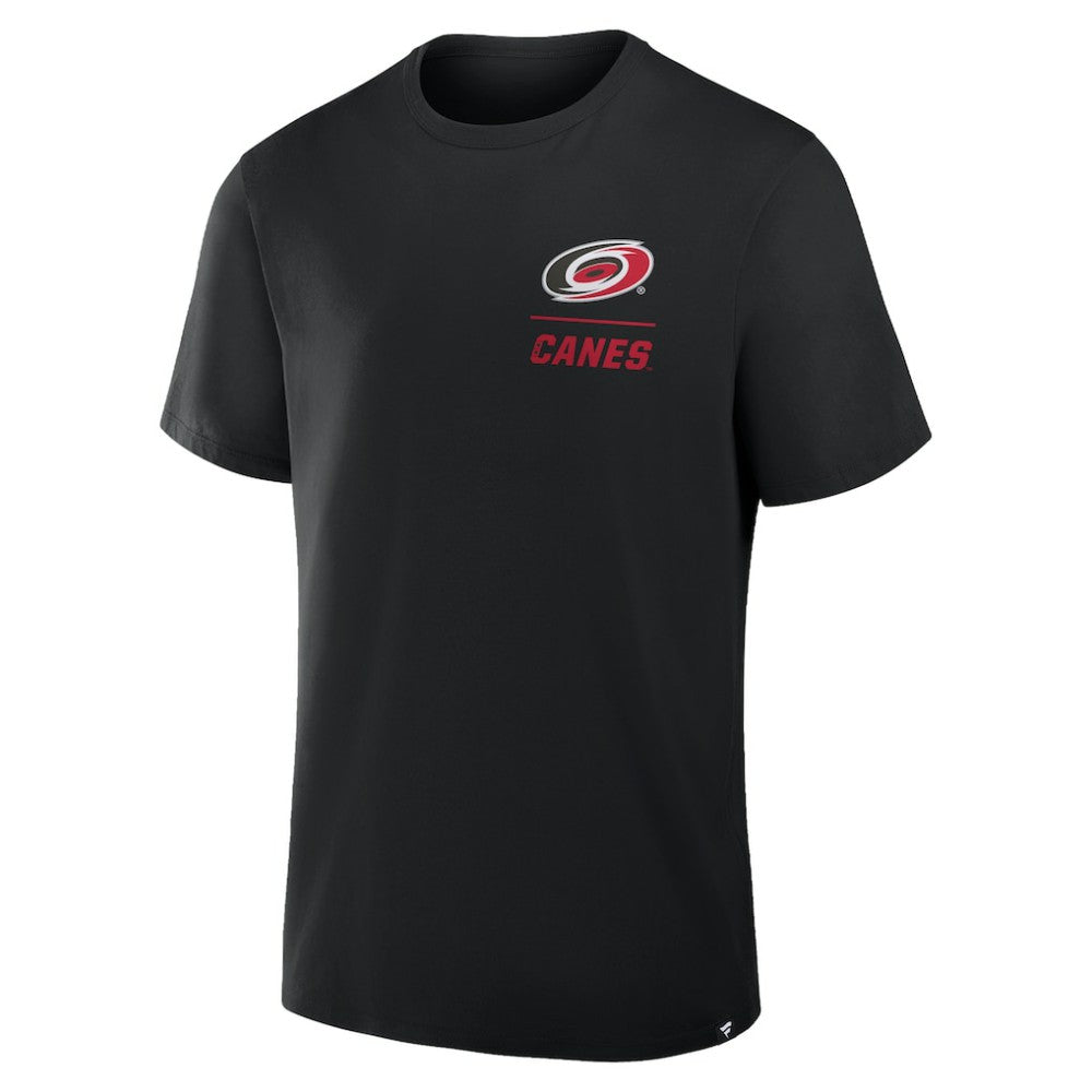 Carolina Hurricanes Fanatics Crash The Net Legacy T-Shirt - Black T-shirts