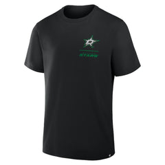 Dallas Stars Fanatics Crash The Net Legacy T-Shirt - Black T-shirts