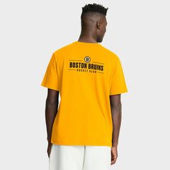 Boston Bruins Fanatics Crash The Net Legacy T-Shirt - Gold T-shirts