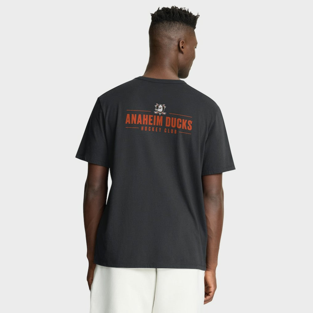 Anaheim Ducks Fanatics Crash The Net Legacy T-Shirt - Black T-shirts