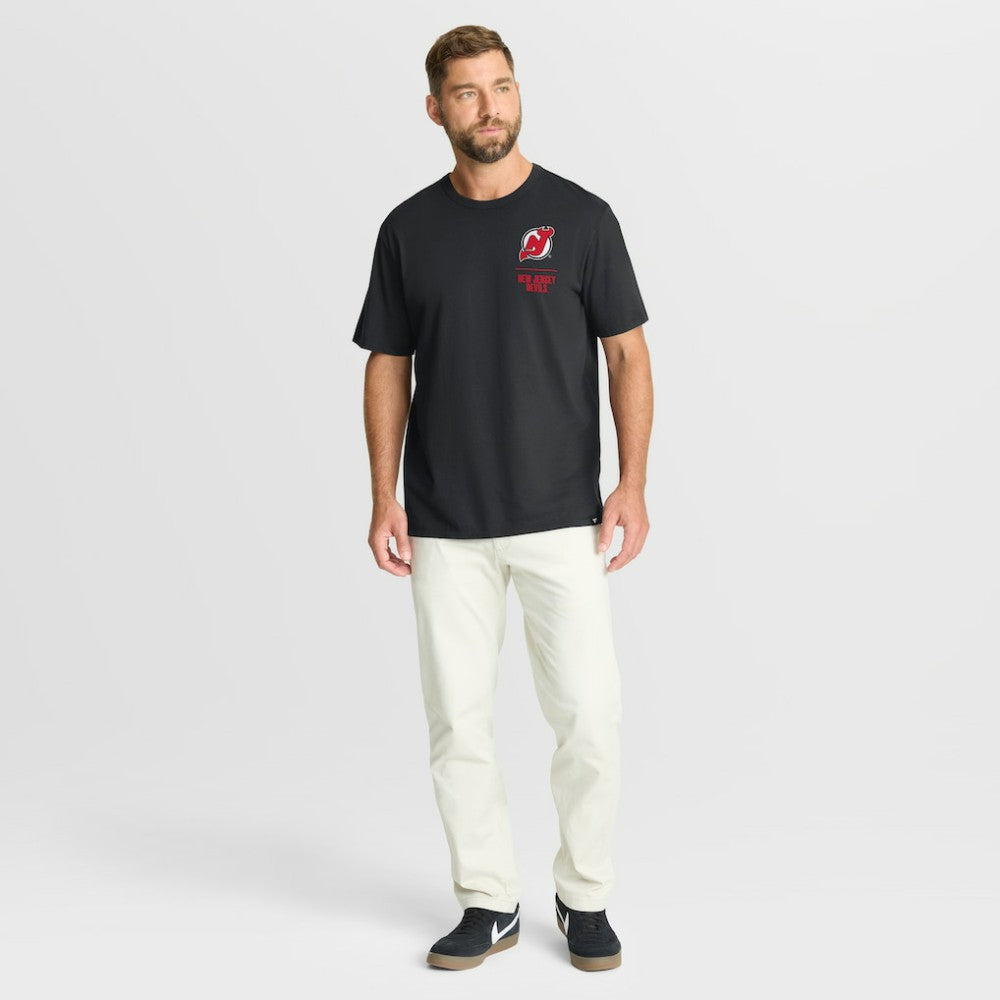 New Jersey Devils Fanatics Crash The Net Legacy T-Shirt - Black T-shirts