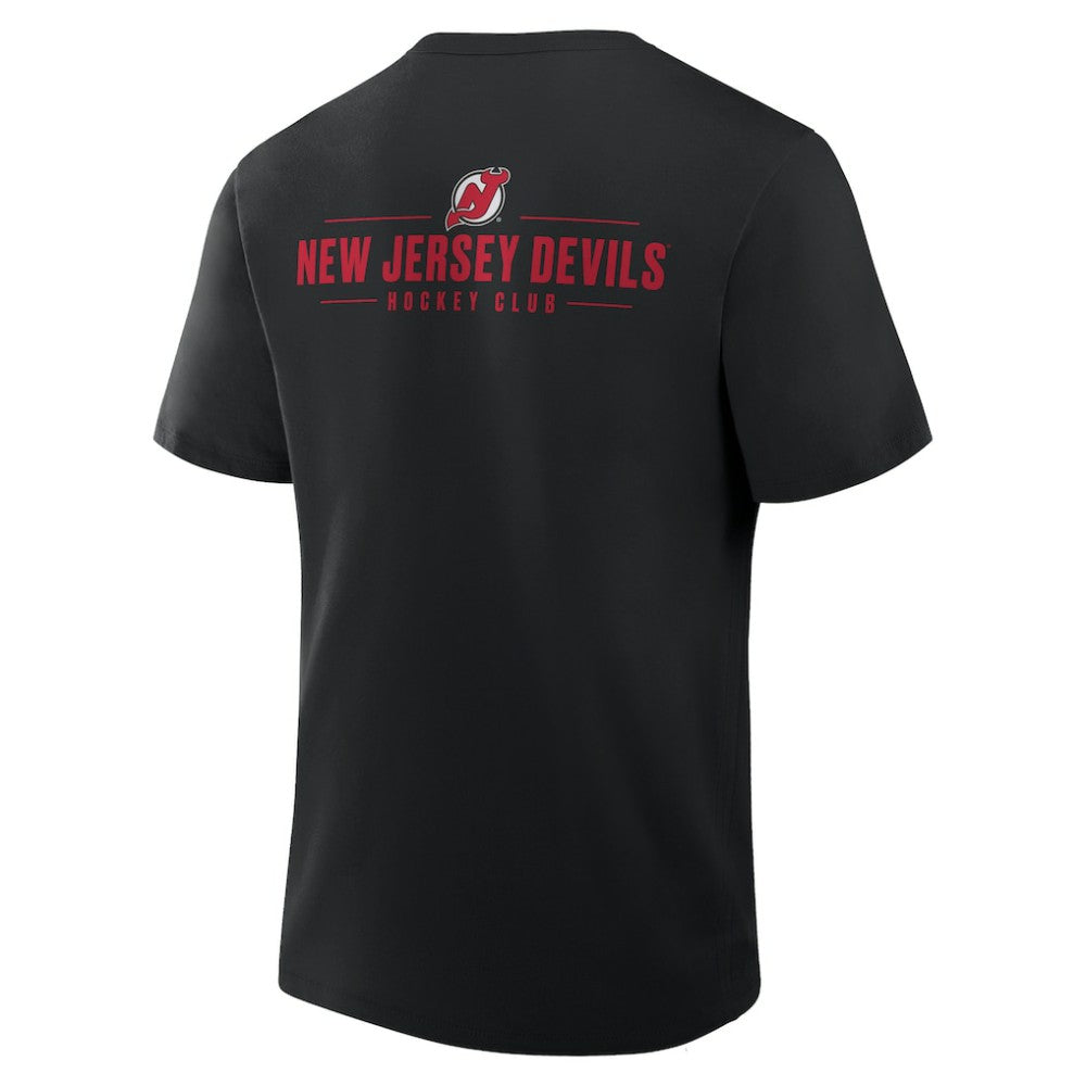 New Jersey Devils Fanatics Crash The Net Legacy T-Shirt - Black T-shirts