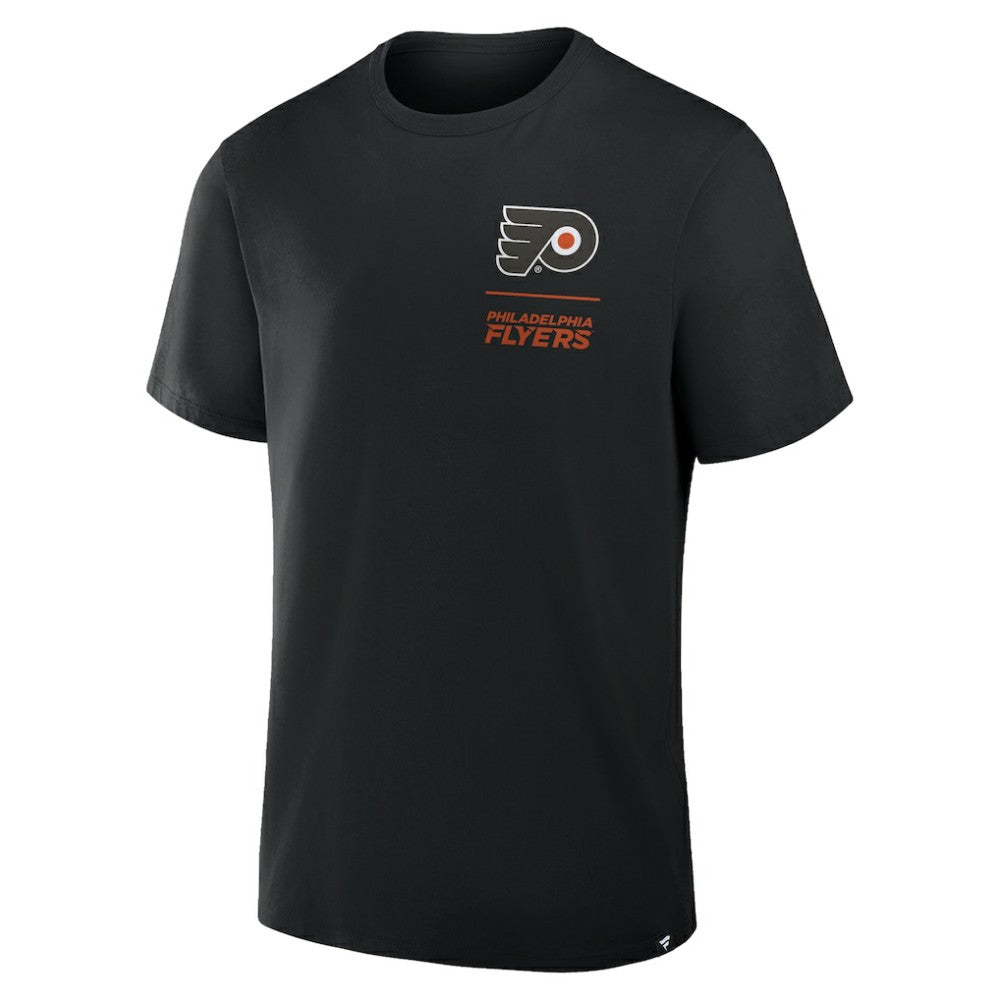 Philadelphia Flyers Fanatics Crash The Net Legacy T-Shirt - Black T-shirts