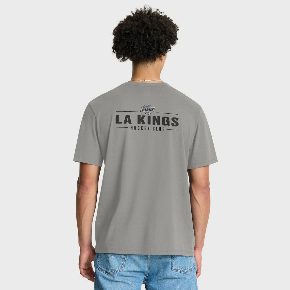 Los Angeles Kings Fanatics Crash The Net Legacy T-Shirt - Gray T-shirts