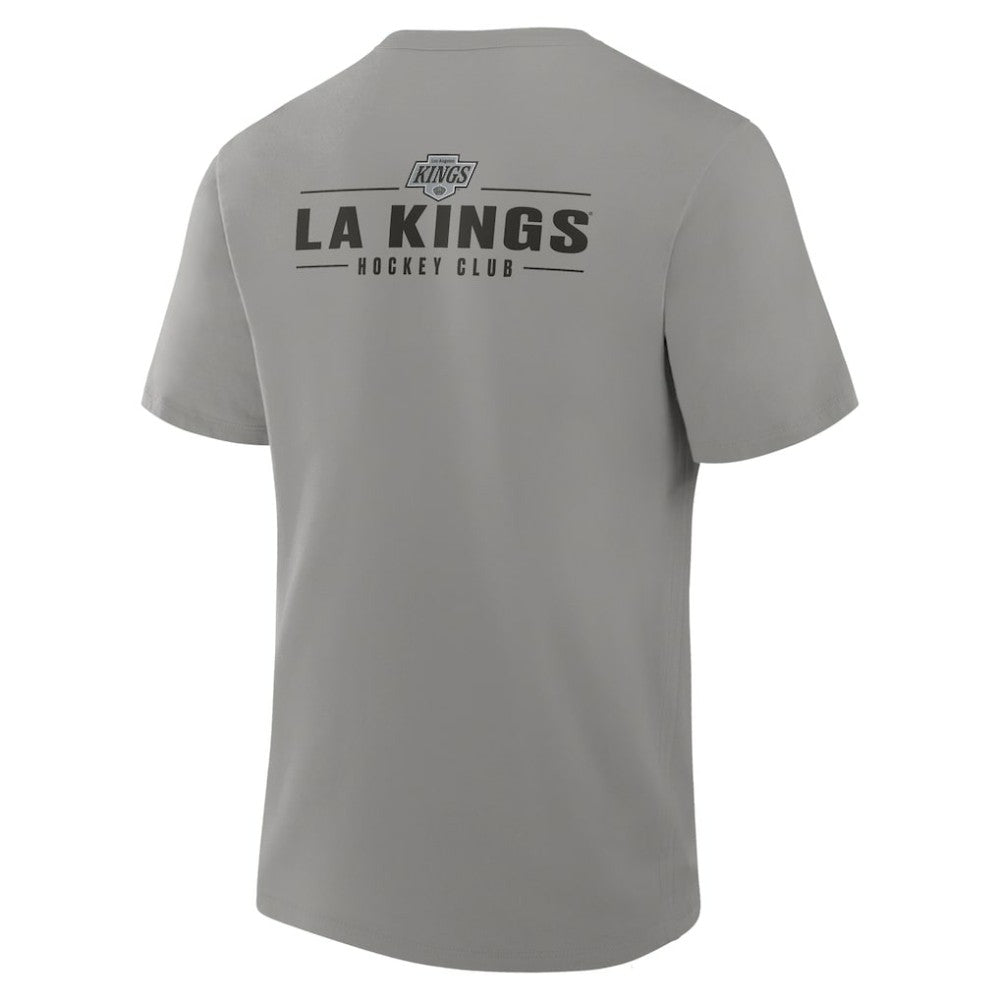 Los Angeles Kings Fanatics Crash The Net Legacy T-Shirt - Gray T-shirts