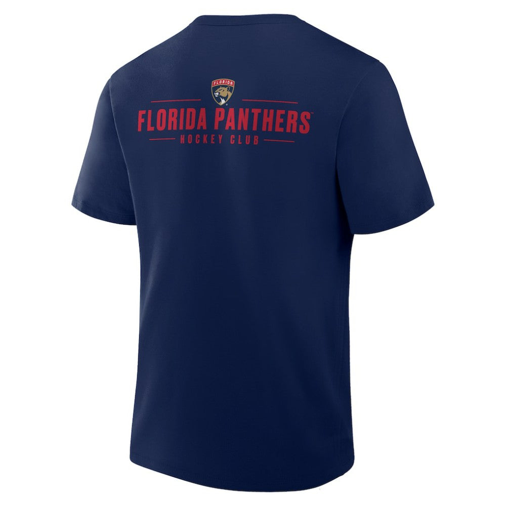 Florida Panthers Fanatics Crash The Net Legacy T-Shirt - Navy T-shirts