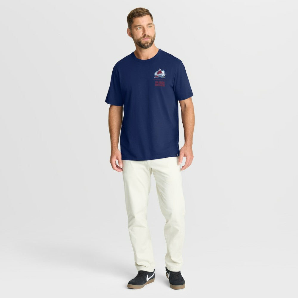 Colorado Avalanche Fanatics Crash The Net Legacy T-Shirt - Navy T-shirts