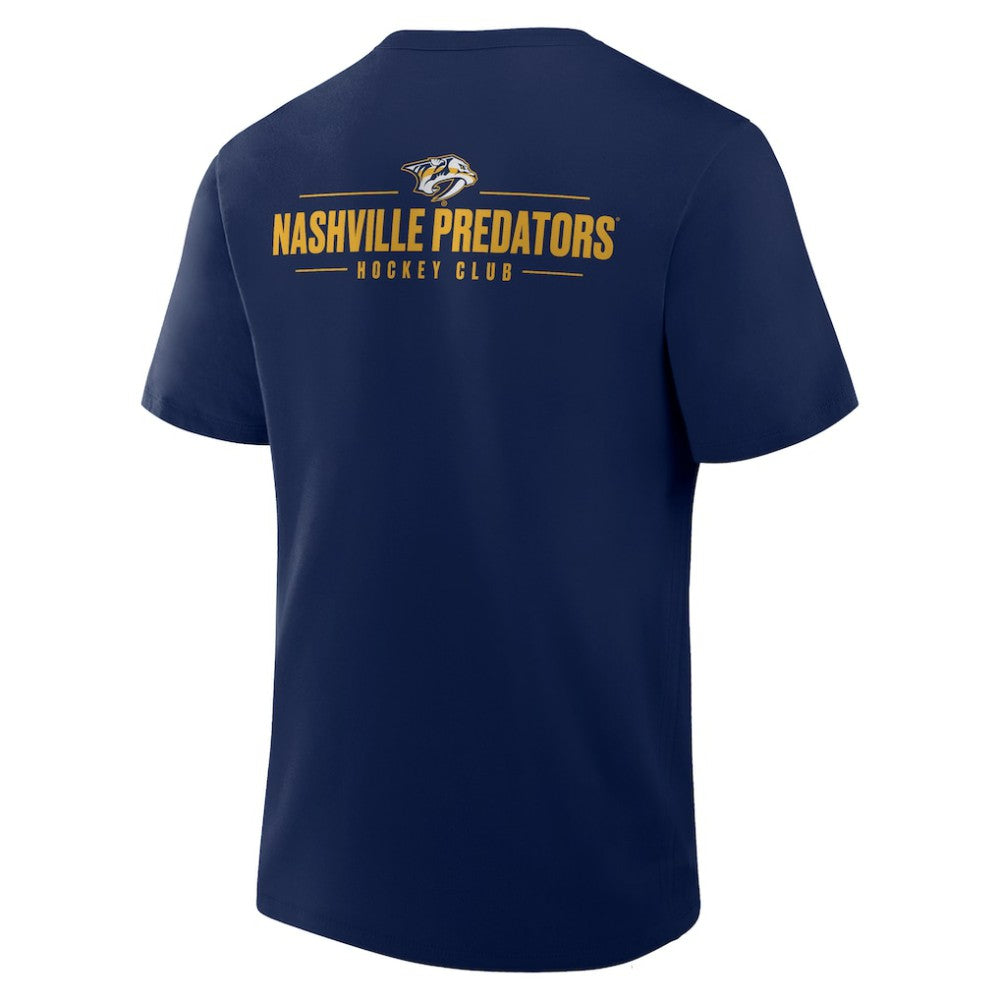 Nashville Predators Fanatics Crash The Net Legacy T-Shirt - Navy T-shirts