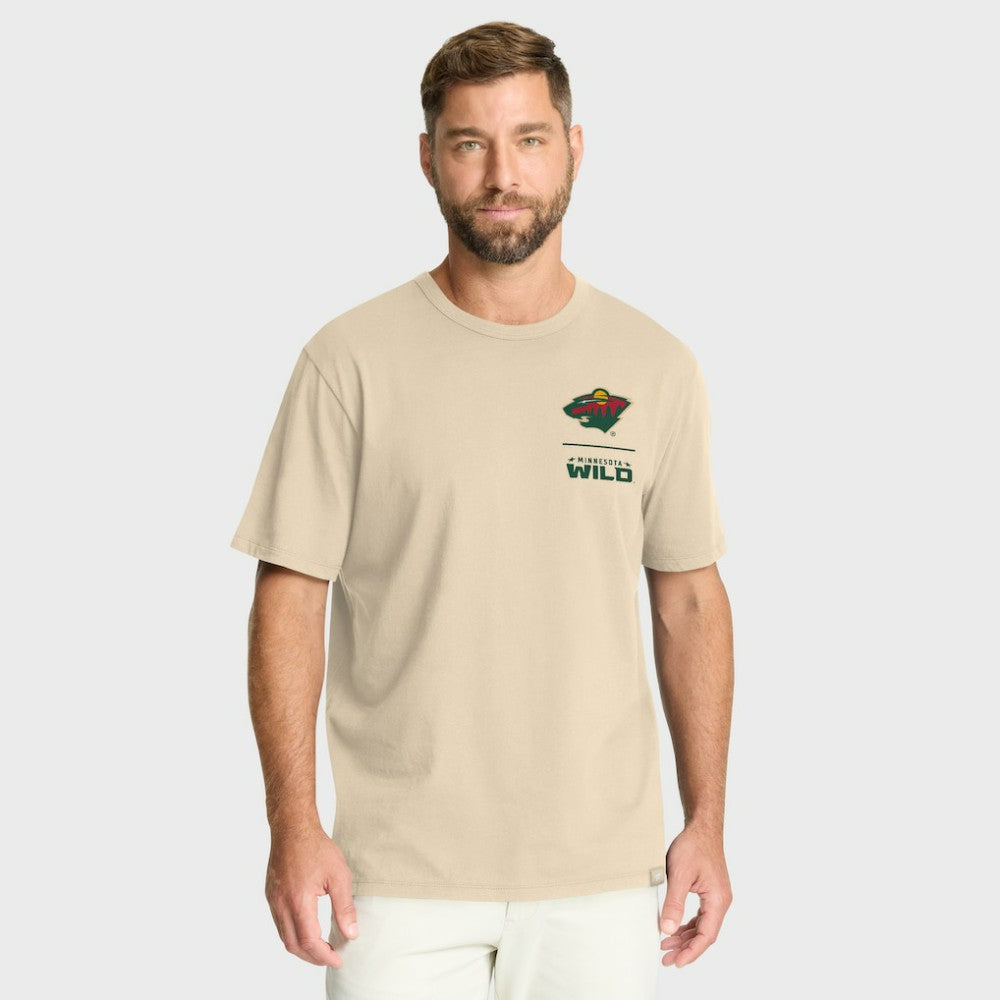 Minnesota Wild Fanatics Crash The Net Legacy T-Shirt - Natural T-shirts