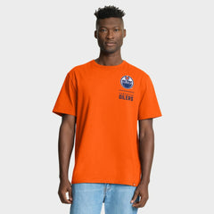Edmonton Oilers Fanatics Crash The Net Legacy T-Shirt - Orange T-shirts