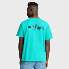 Seattle Kraken Fanatics Crash The Net Legacy T-Shirt - Light Blue T-shirts