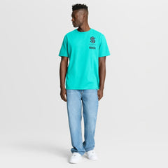 Seattle Kraken Fanatics Crash The Net Legacy T-Shirt - Light Blue T-shirts