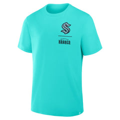 Seattle Kraken Fanatics Crash The Net Legacy T-Shirt - Light Blue T-shirts