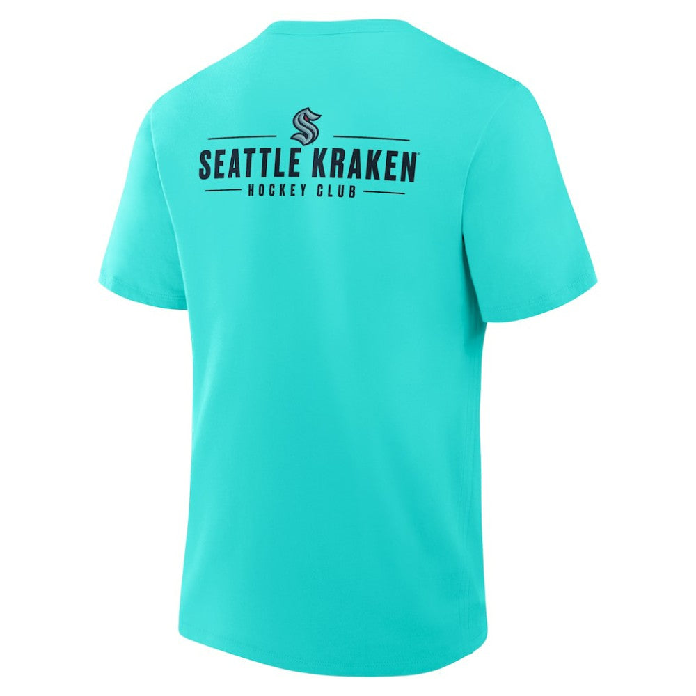 Seattle Kraken Fanatics Crash The Net Legacy T-Shirt - Light Blue T-shirts