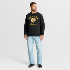 Boston Bruins Fanatics Vintage Stickler Sweatshirt - Black Sweatshirts