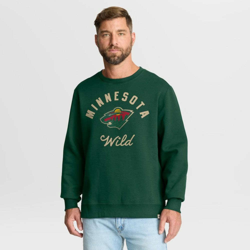 Minnesota Wild Fanatics  Stickler Sweatshirt - Green Sweatshirts