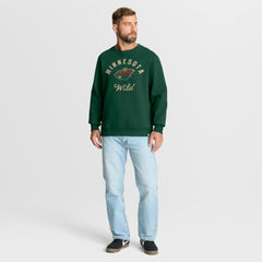 Minnesota Wild Fanatics  Stickler Sweatshirt - Green Sweatshirts