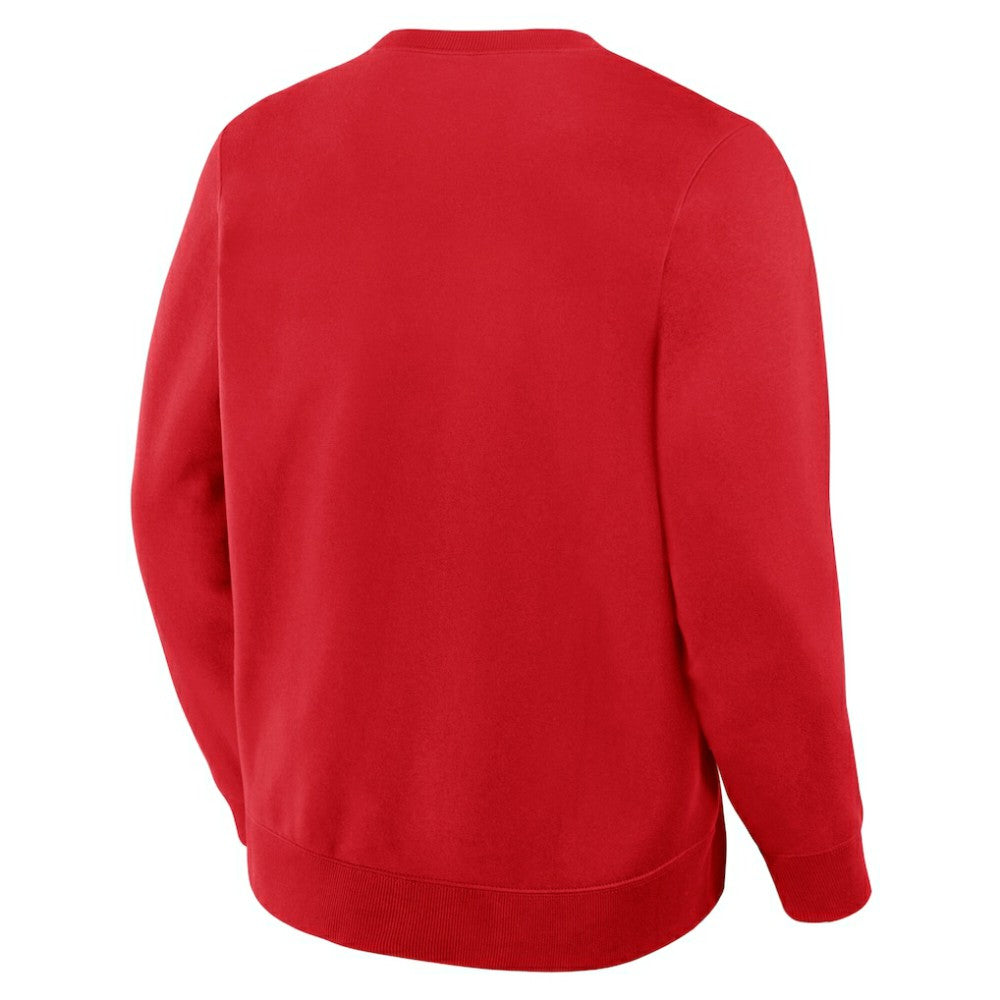 Washington Capitals Fanatics Vintage Stickler Sweatshirt - Red Sweatshirts