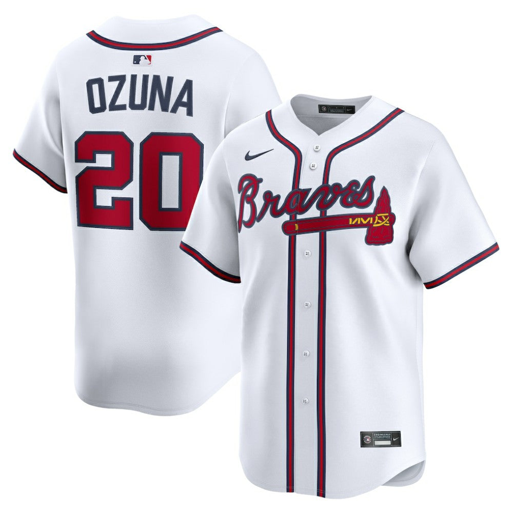 Marcell Ozuna Atlanta Braves Home Limited Player Jersey White