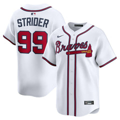 Spencer Strider Atlanta Braves Home Limited Player Jersey White