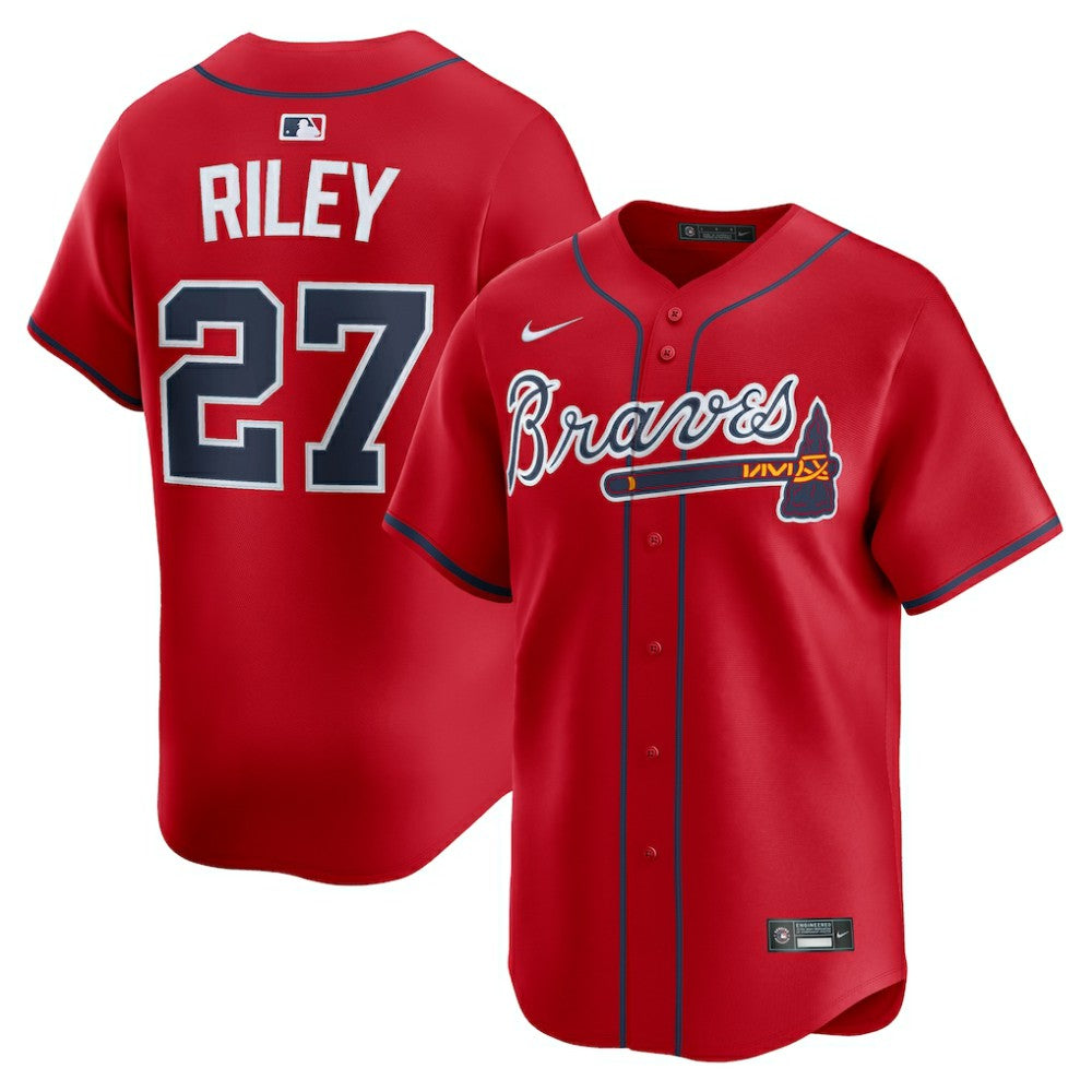 Austin Riley Atlanta Braves Alternate Limited Player Jersey Red
