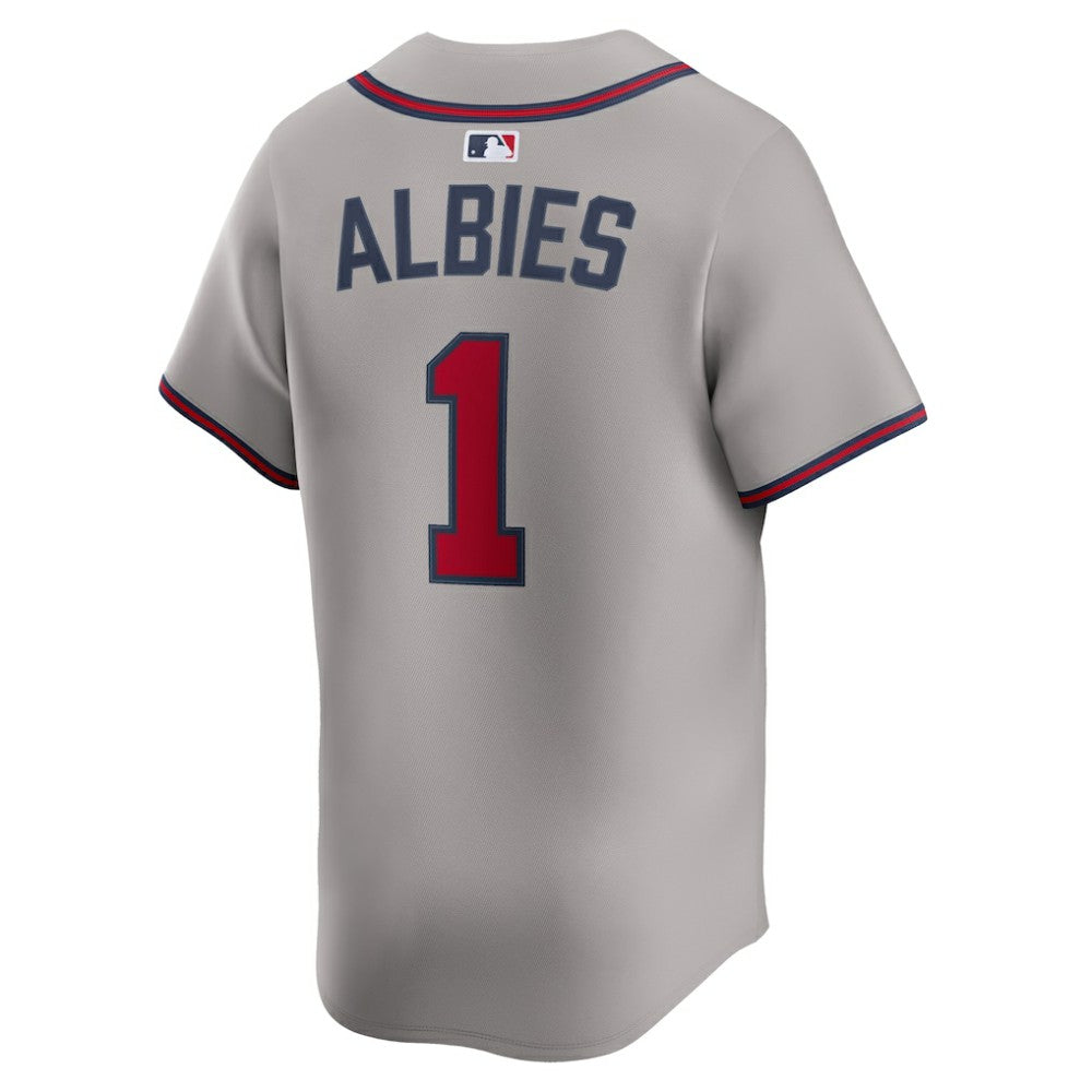 Ozzie Albies Atlanta Braves Road Limited Player Jersey Gray