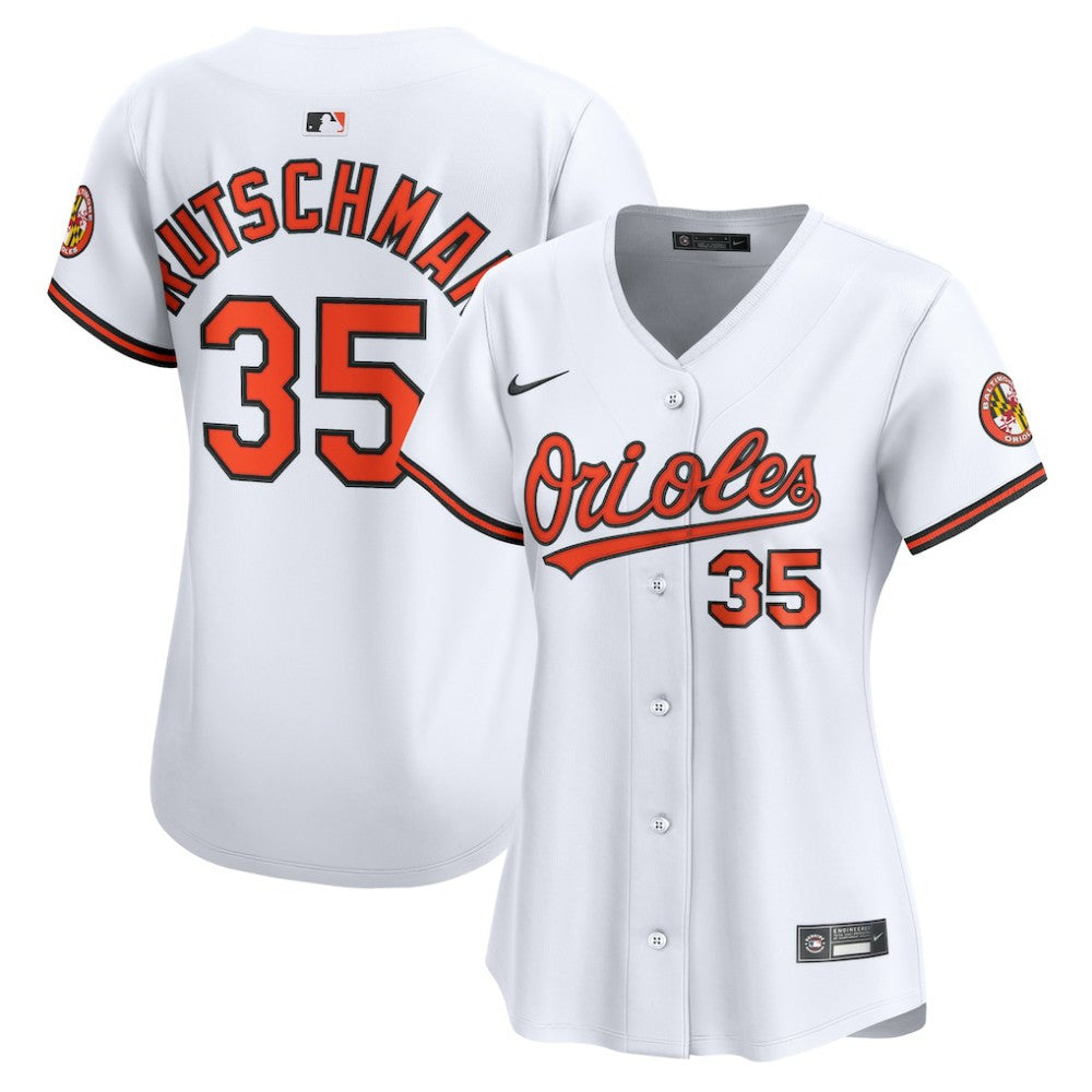 Adley Rutschman Baltimore Orioles Women's Home Limited Player Jersey White