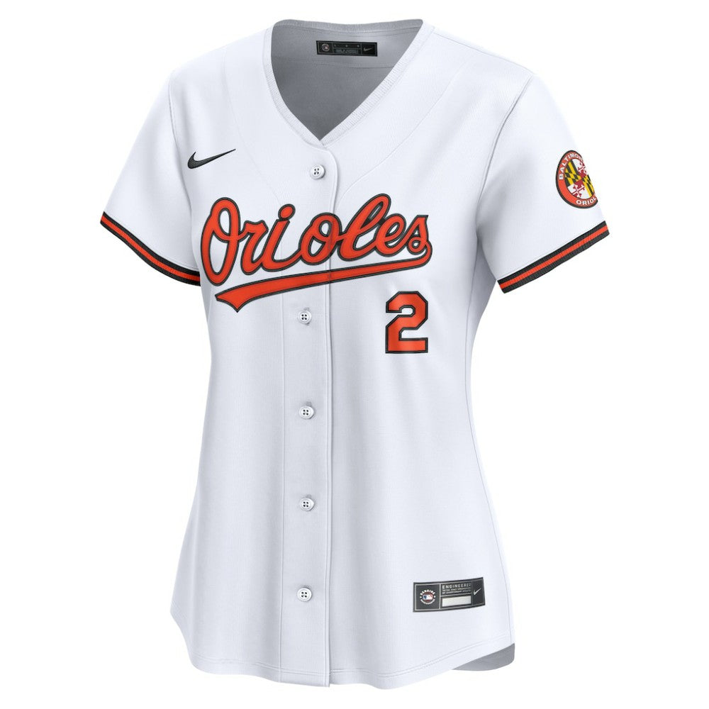 Gunnar Henderson Baltimore Orioles Women's Home Limited Player Jersey White