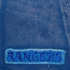 New York Rangers Mitchell & Ness Downtown Snow Wash Pro-Crown Adjustable Hat - Blue Hats
